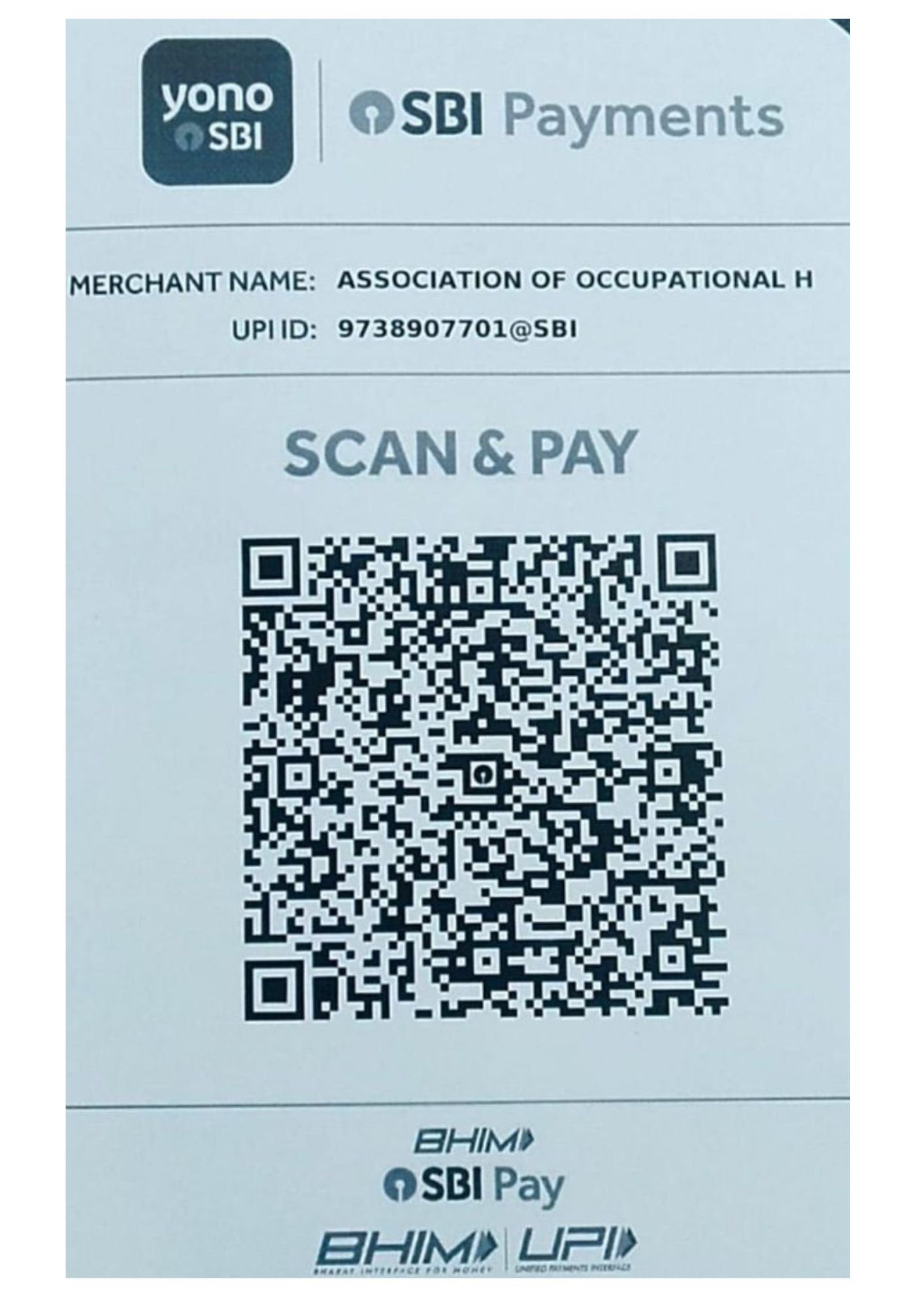 Payment QR Code